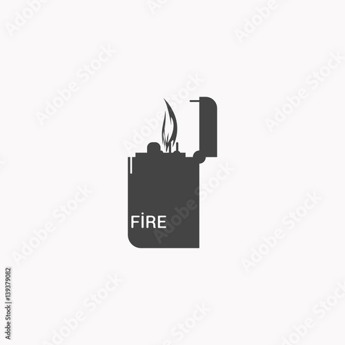Lighter icon illustration isolated vector sign symbol