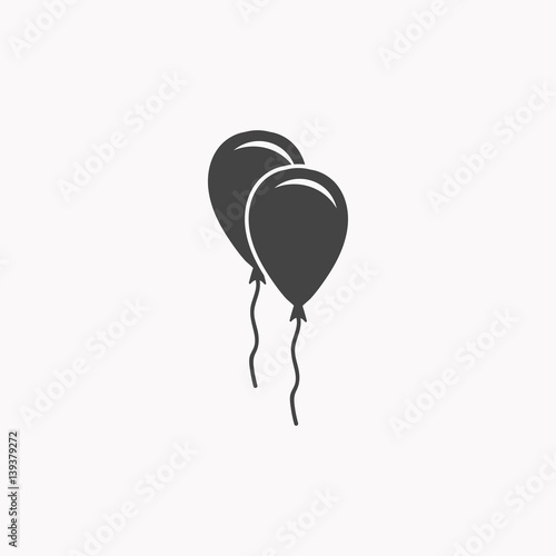 Ballon icon illustration isolated vector sign symbol