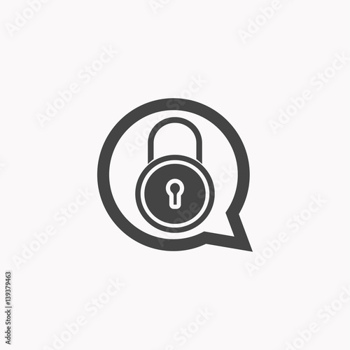 Chat icon illustration isolated vector sign symbol