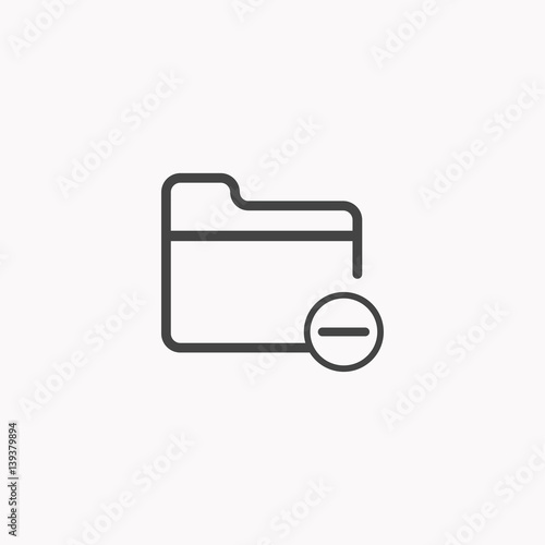 Folder icon illustration isolated vector sign symbol