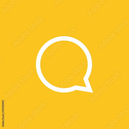 Chat icon illustration isolated vector sign symbol