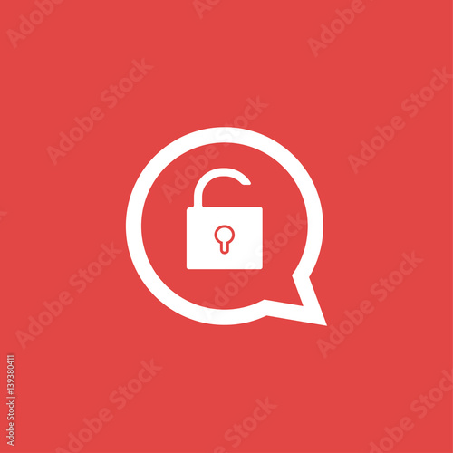 Chat icon illustration isolated vector sign symbol