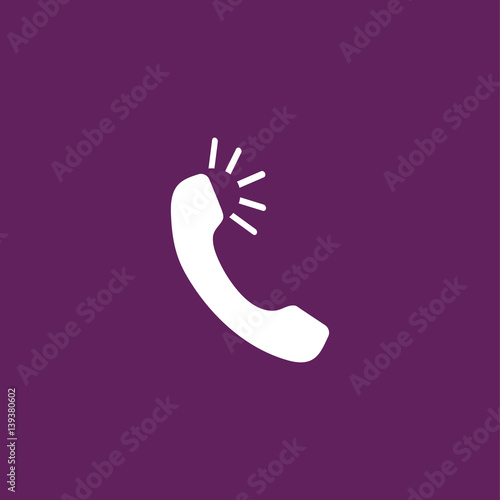 Phone call icon illustration isolated vector sign symbol