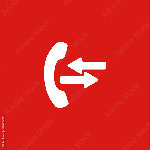 Phone call icon illustration isolated vector sign symbol