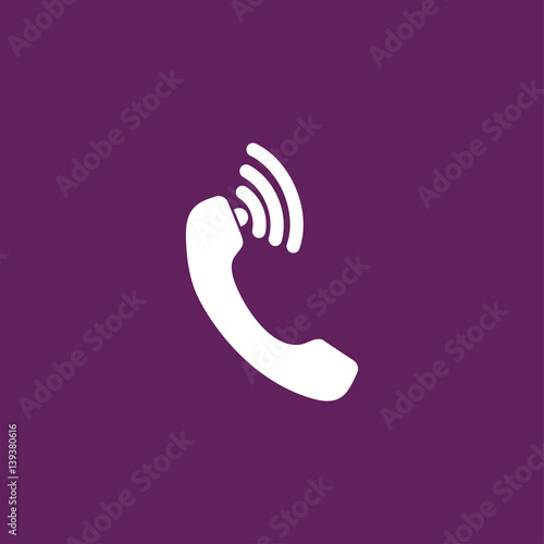 Phone call icon illustration isolated vector sign symbol