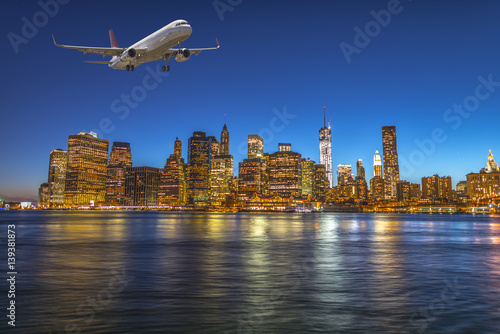 Landing in New York city