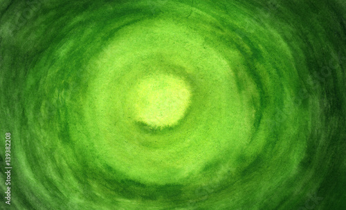 Green grunge in watercolor