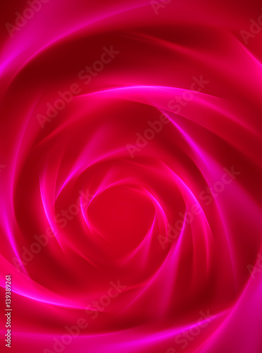 abstract shining rose