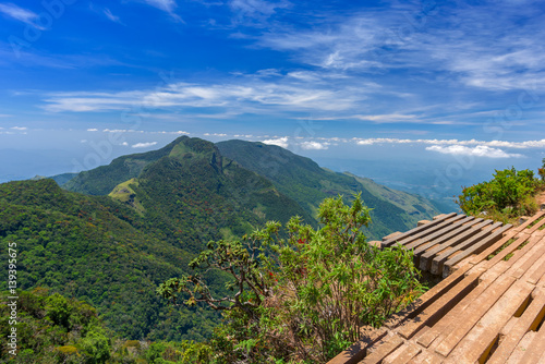 Fotografija Wonderful and Beautiful landscape of World's End within the Horton Plains Nation