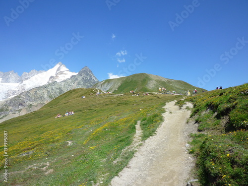 アルプス モンブラン フランス 山 les alpes