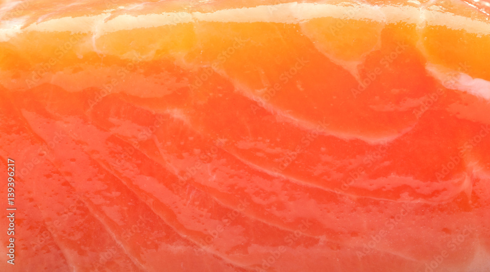 salmon red fish closeup texture