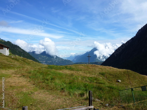 アルプス　モンブラン　フランス　山　les alpes