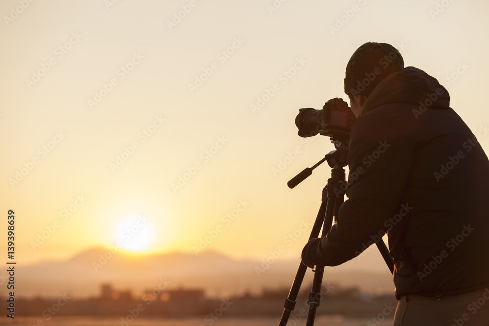 photographer at the beach