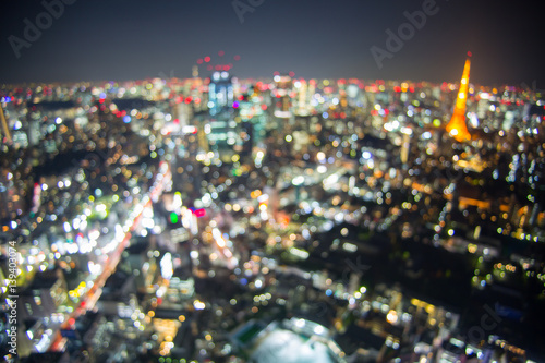 Photography Tokyo Tower lights up