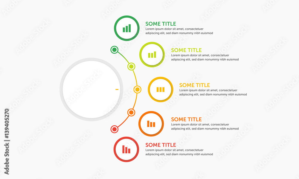 Abstract digital illustration Infographic for business progress Abstract digital illustration Infographic for business progress