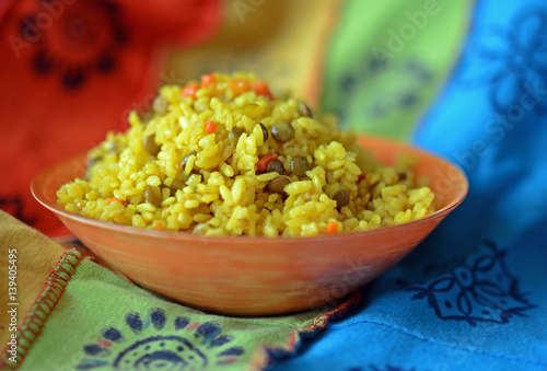 Khichdi (khicri) traditional Indian dish