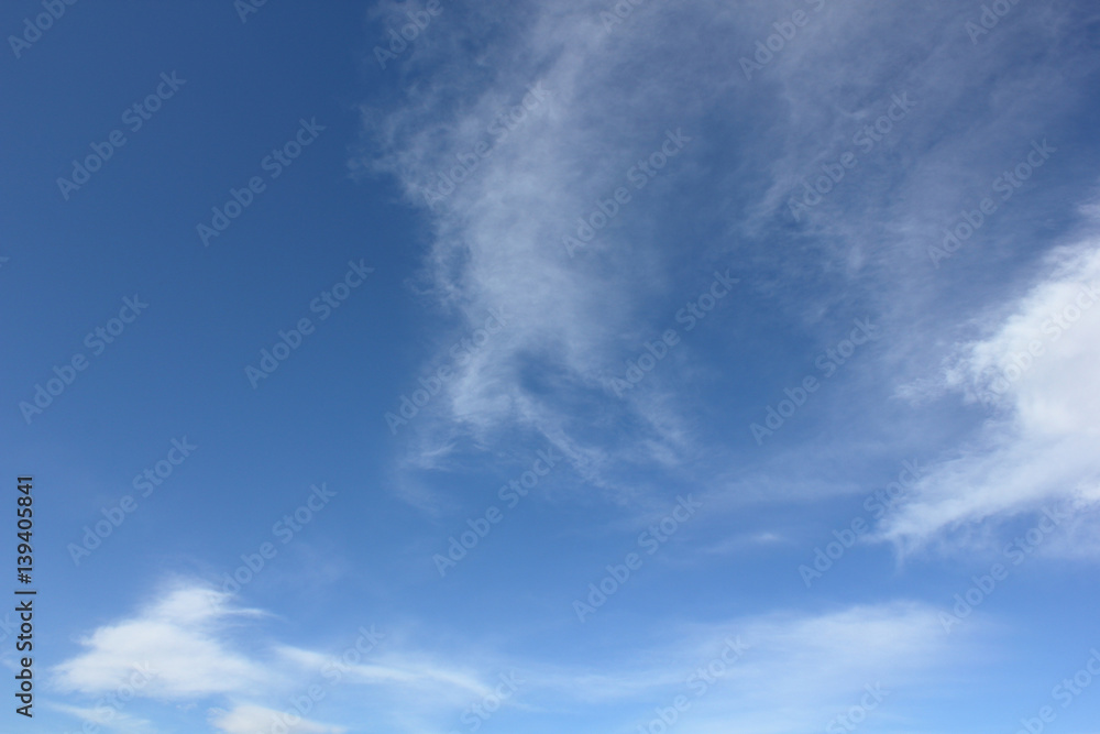 Obraz premium 青空 白い雲