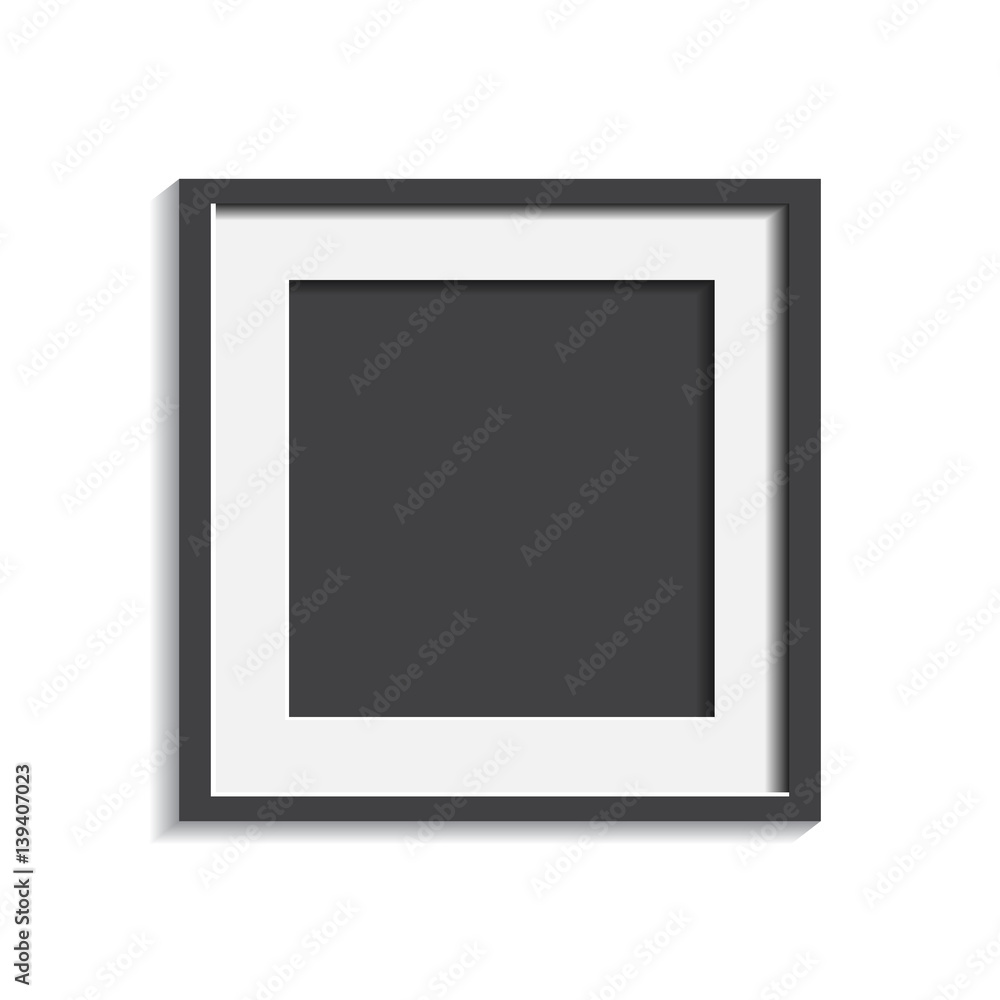Realistic photo frame isolated on white background. Pictures frame vector illustration. Realistic photo frame isolated on white background. Pictures frame vector illustration.