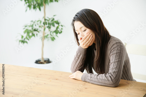 Foto 吐き気のある女性
