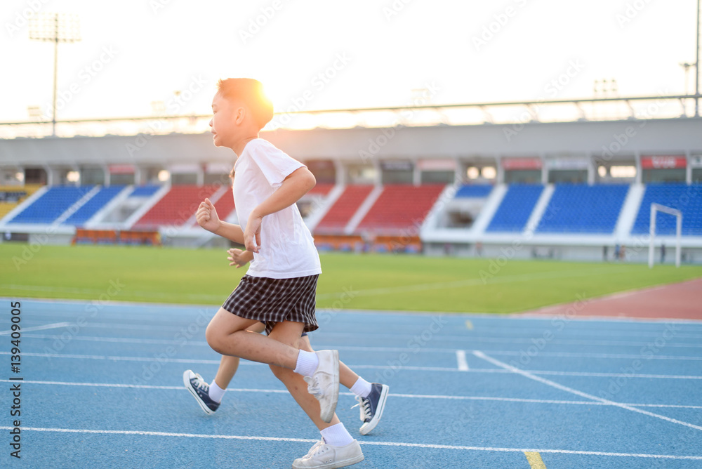 Obraz premium Running boy