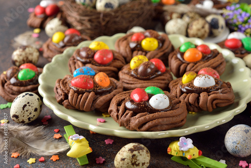 Chocolate Easter nest