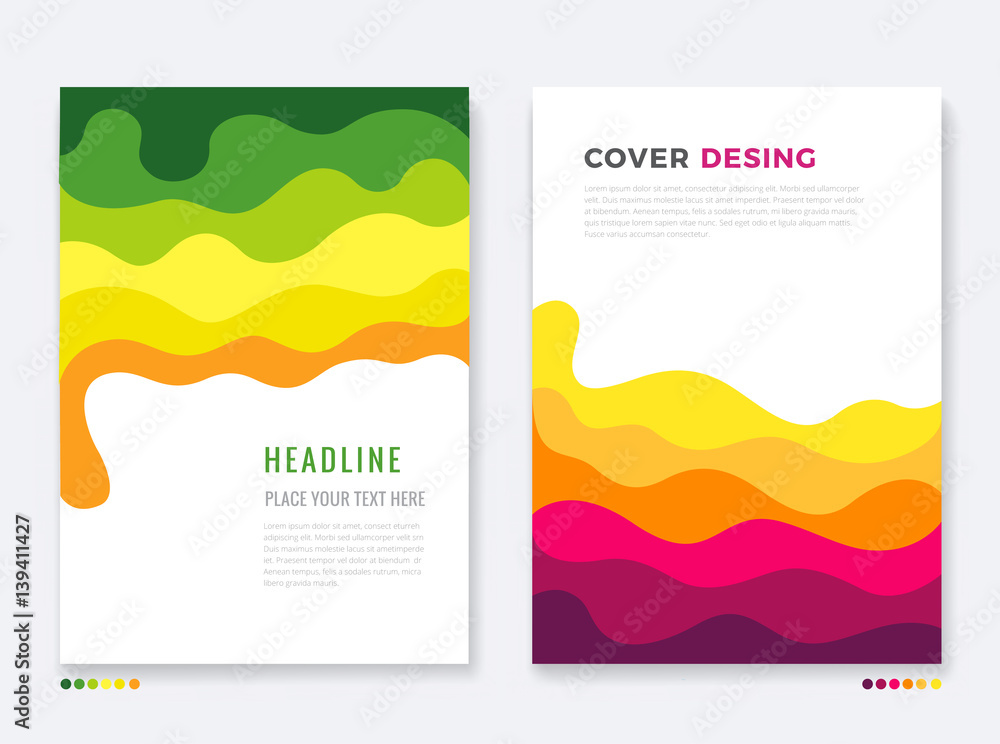 Obraz premium Cover Design Template.