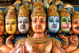 religiöse Statuen in Sri Lanka