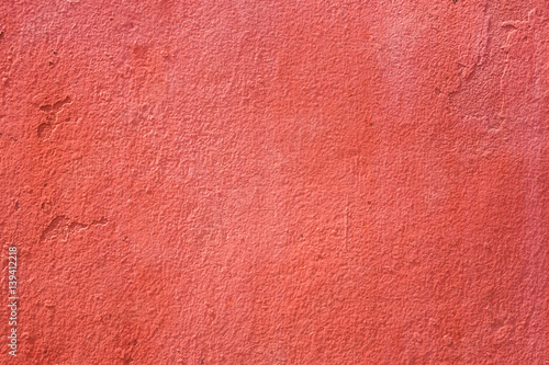 Obraz na płótnie Rough red concrete wall background, texture w salonie