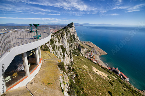 Rock of Gibraltar Viewpoint and the Sea photo