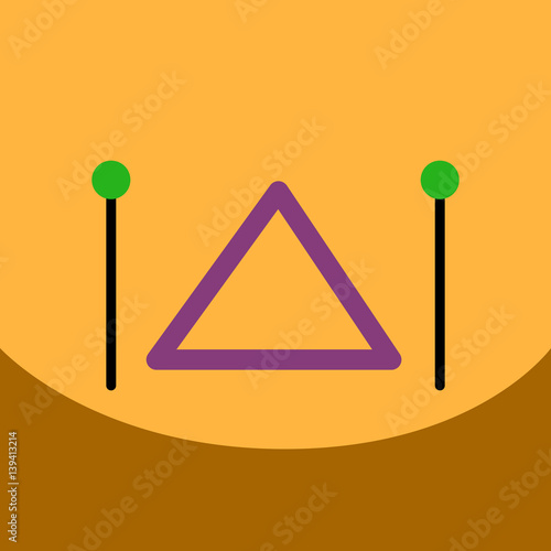 flat vector icon design collection musical instrument