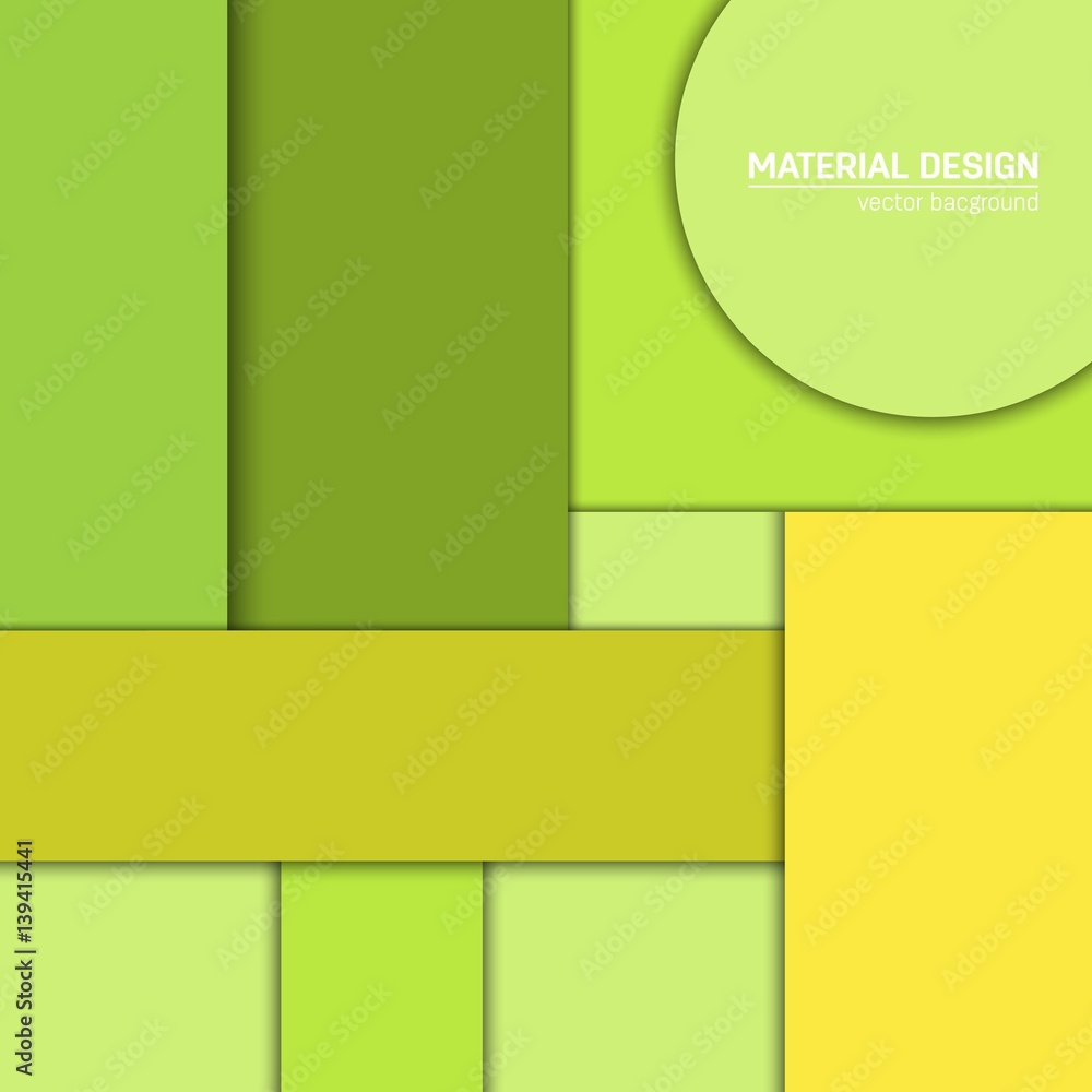 Fototapeta premium Vector material design background. Abstract creative concept layout template. For web and mobile app, paper art illustration, style blank, poster, booklet. Motion wallpaper element. Flat ui.
