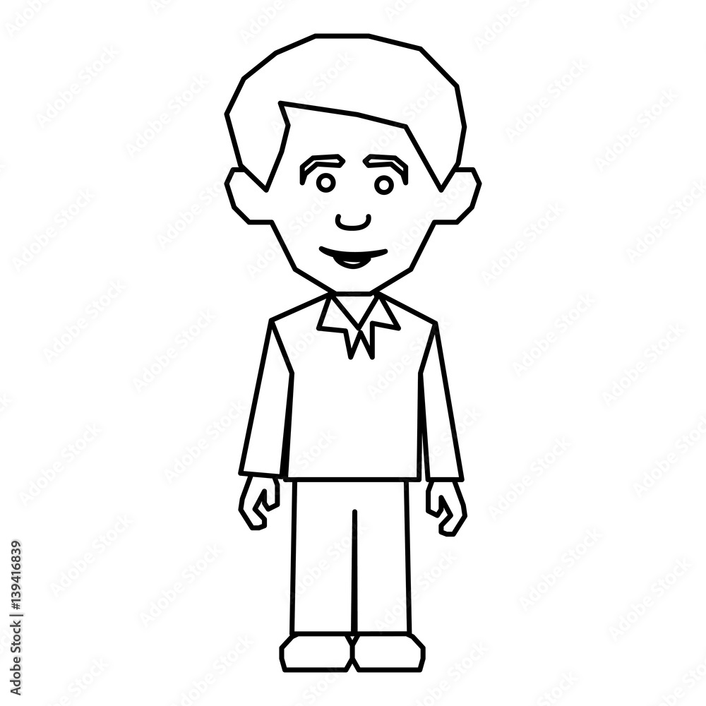 sketch silhouette man dressed formal style vector illustration sketch silhouette man dressed formal style vector illustration