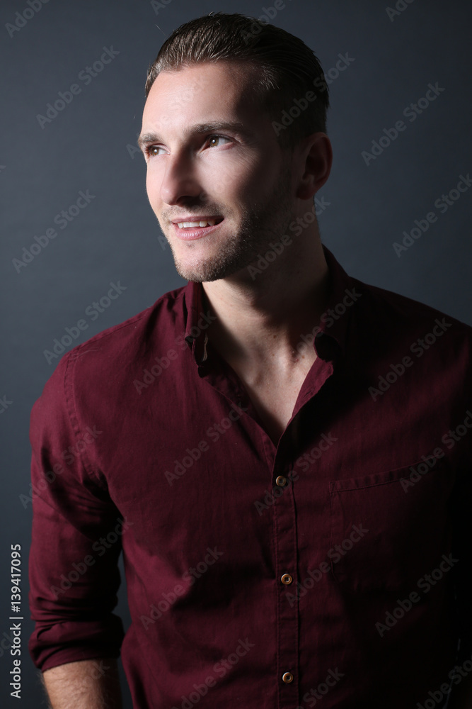 Fototapeta premium Elegant man smiling 