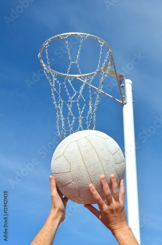 Playing Netball