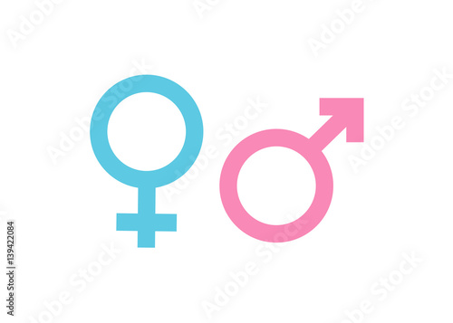Gender symbol man and woman