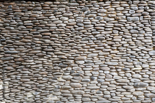 small stone lined walls background