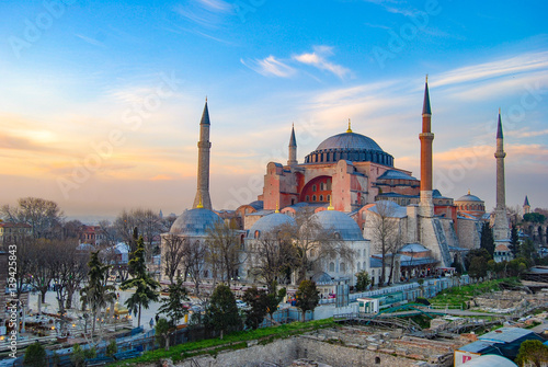Canvas Print Hagia Sophia in Istanbul, Turkey