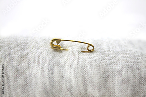 Buckled safety pin photo