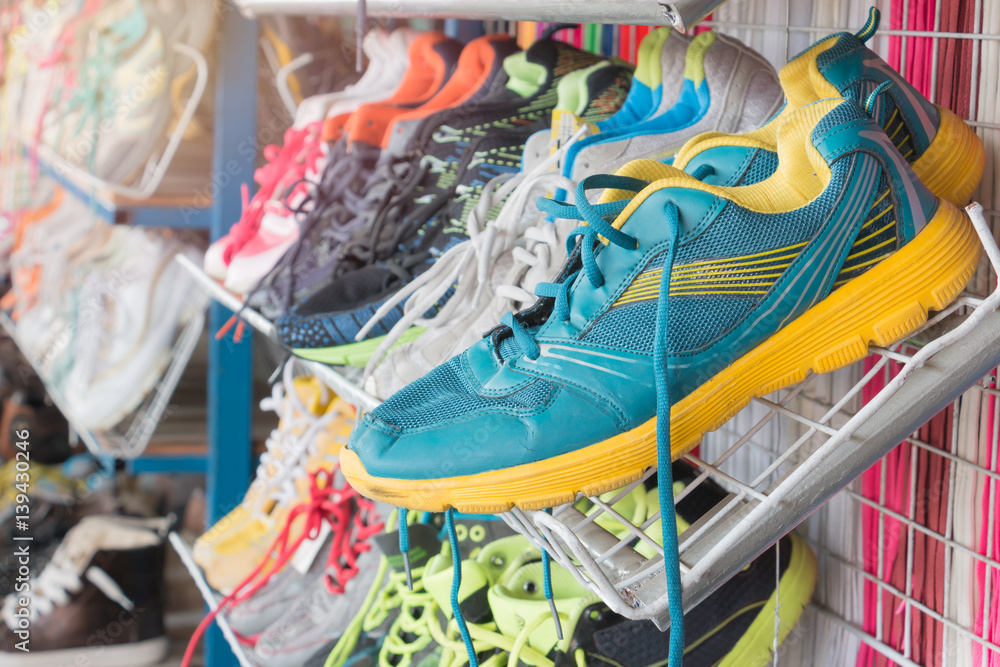 Fototapeta premium second hand shoes