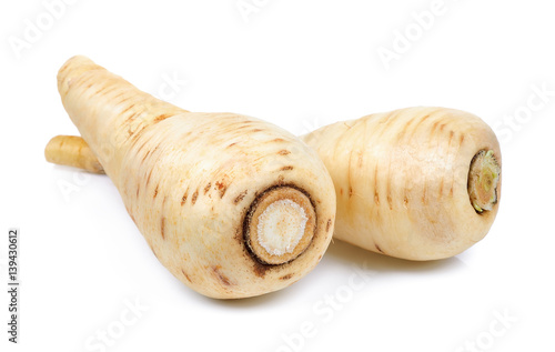 Parsnip isolated on the white background