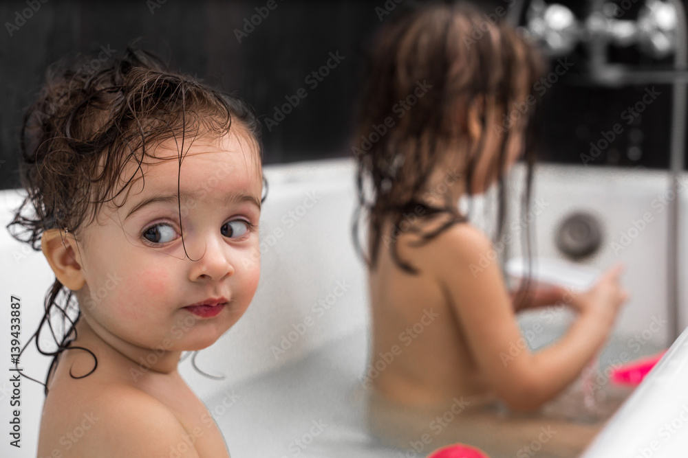 Girls girls bathing store
