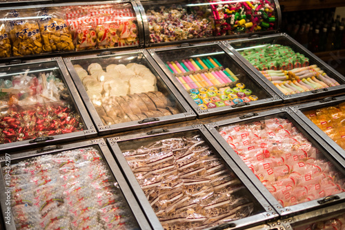 Old days of Japan's candy store