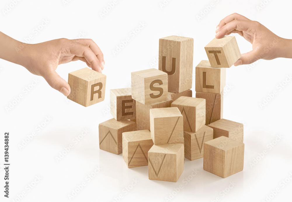 Business & result concept on isolated background. Business & result concept on isolated background.