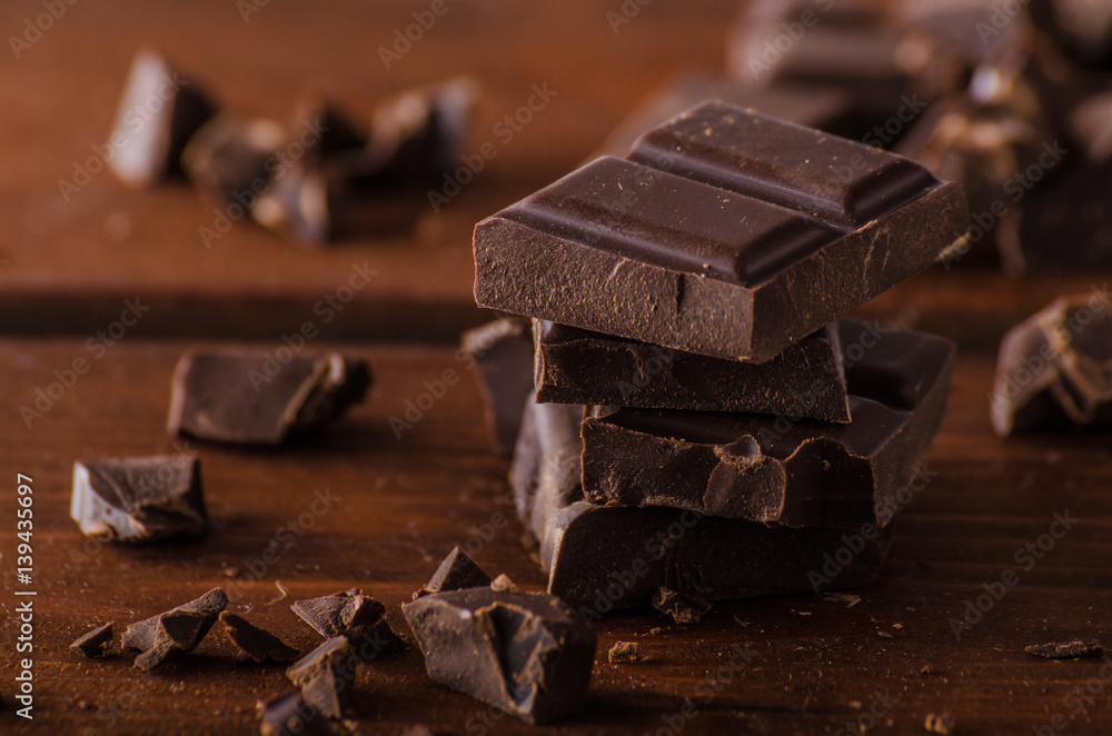 Dark chocolate product