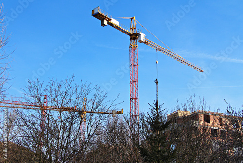 construction crane outdoor place landmark