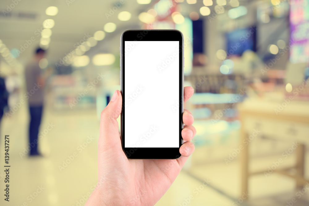 abstract blurred in the shopping mall background with bokeh abstract blurred in the shopping mall background with bokeh