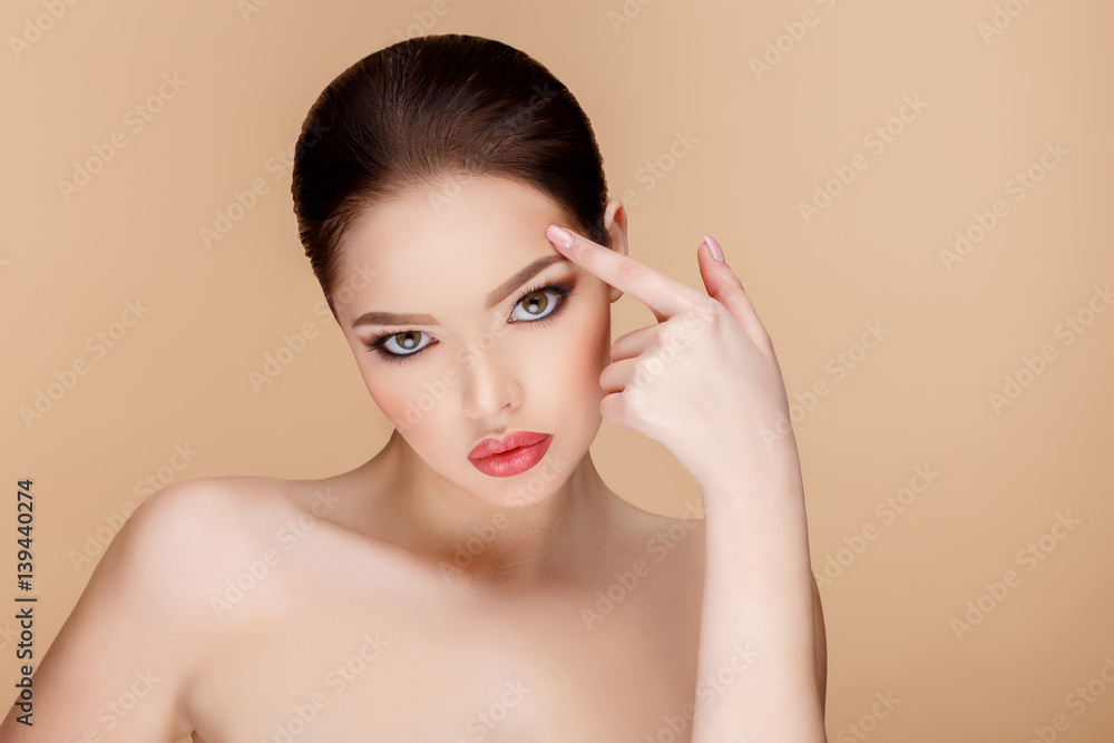 Beautiful Woman with Clean Fresh Skin Beautiful Woman with Clean Fresh Skin
