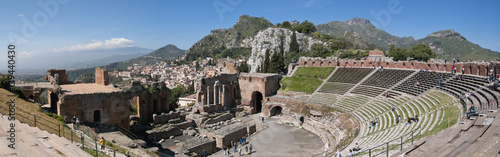 Teatro Greco, Taormina, Sizilien, Italien