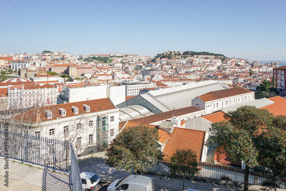 Stadtansicht von Lissabon, Portugal