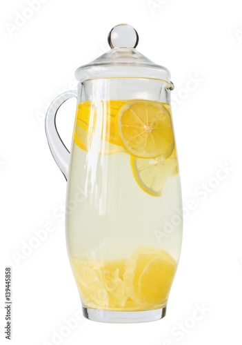Принти на полотні Glass carafe of lemonade
